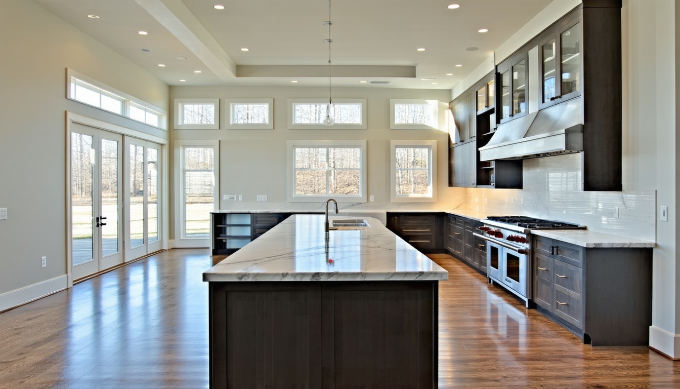 Modern kitchen remodel completed by KR Home Solutions